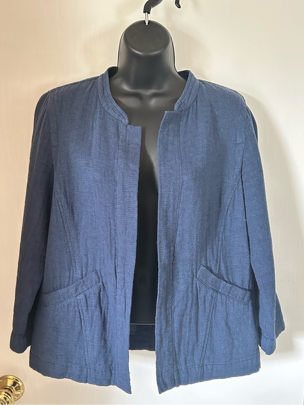 Eileen Fisher Organic Linen & Organic Cotton Jacket XS